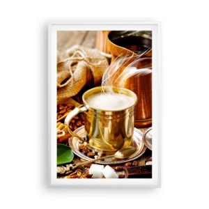 Plakát v bílém rámu - Hezký den! - 61x91 cm