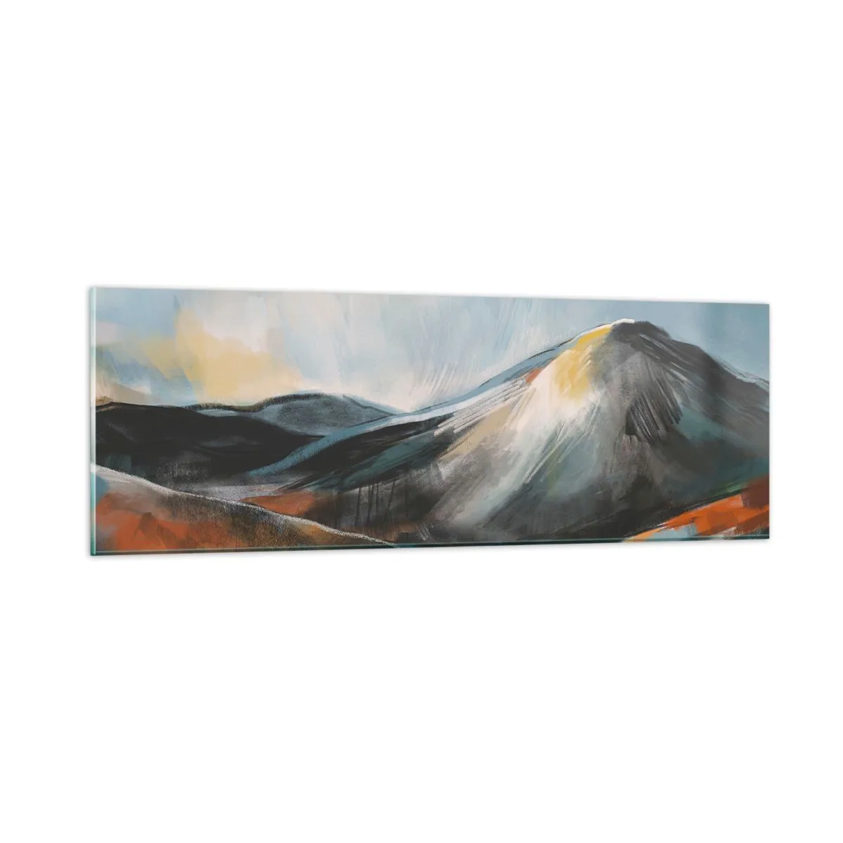 Obraz na skle - Syrové i krásné - 90x30 cm