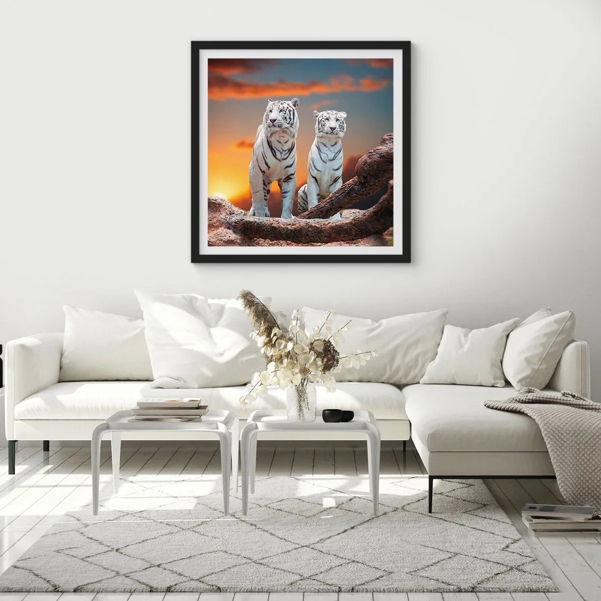 Plakát v černém rámu - Úplně jako v Narnii - 60x60 cm