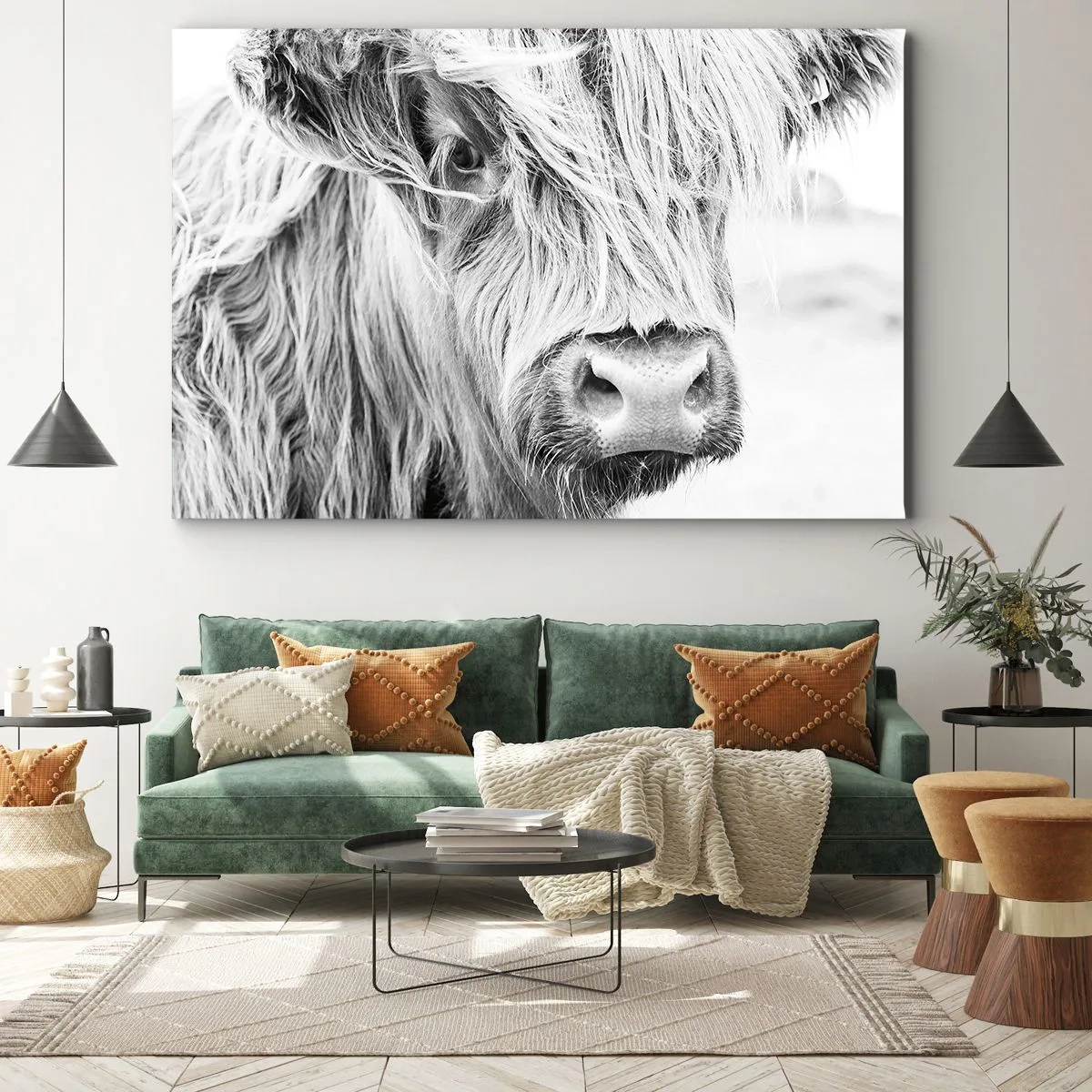 Obraz na plátně - Skotská divokost - 120x80 cm