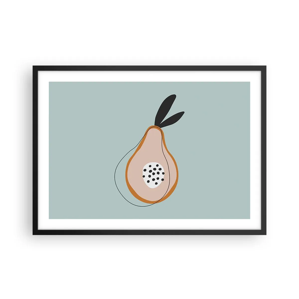 Plakát v černém rámu - Pronikání do podstaty věcí - 70x50 cm