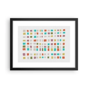 Plakát v černém rámu - Neznámá hra - 40x30 cm