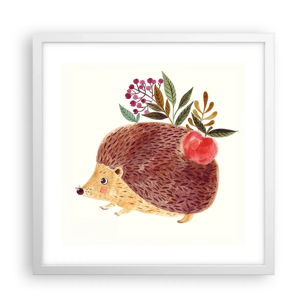 Plakát v bílém rámu - A už mě máš rád - 40x40 cm