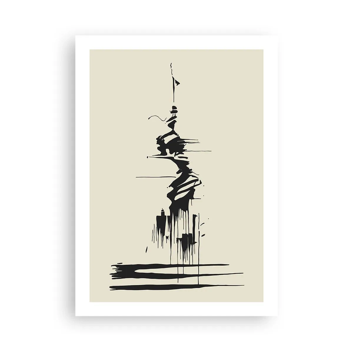 Plakát - Spěšná abstrakce - 50x70 cm