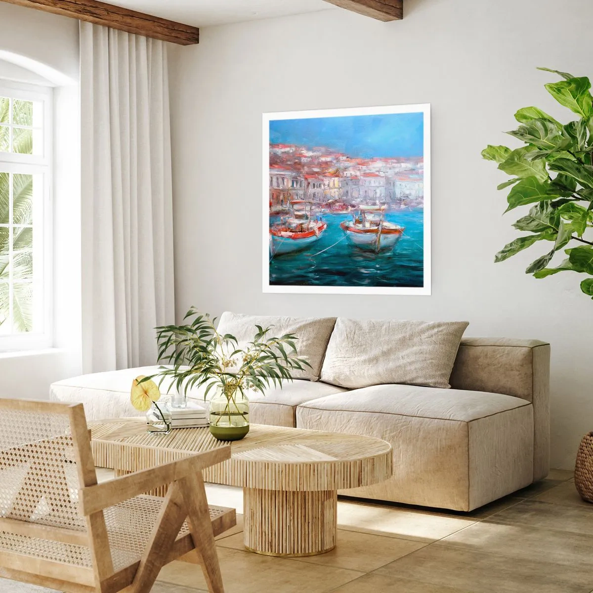 Plakát - Italský záliv - 40x40 cm