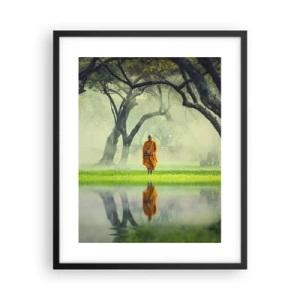 Plakát v černém rámu - Na cestě k osvícení - 40x50 cm