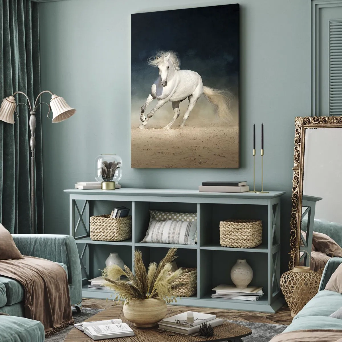 Obraz na plátně - Svoboda v čistém stavu - 55x100 cm