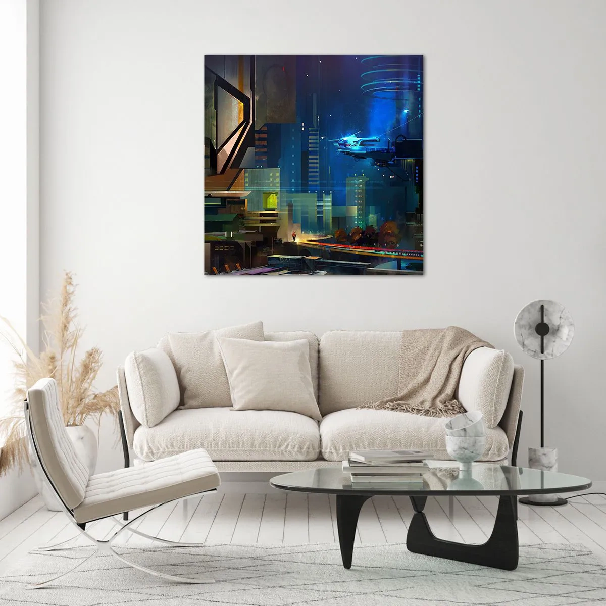 Obraz na skle - V blízké budoucnosti - 50x50 cm