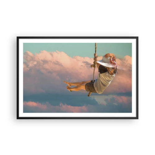 Plakát v černém rámu - Hra v oblacích - 91x61 cm