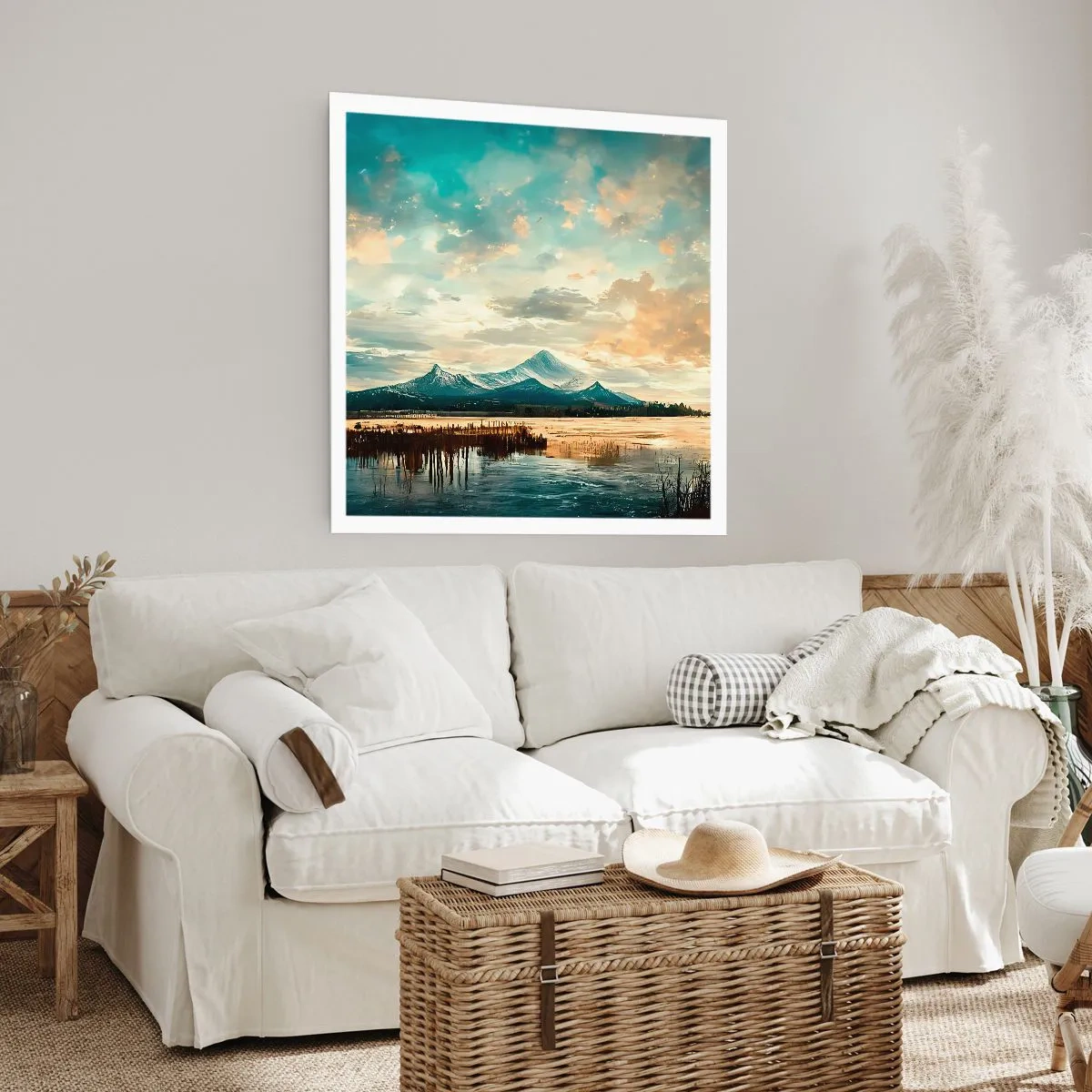 Plakát - Pod ochranou nebe - 50x50 cm