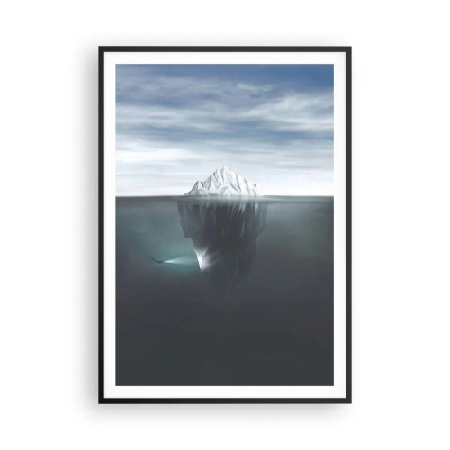 Plakát v černém rámu - Podvodní tajemství - 70x100 cm
