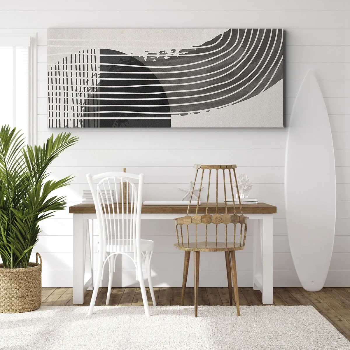 Obraz na plátně - Tam a zpět - 160x50 cm