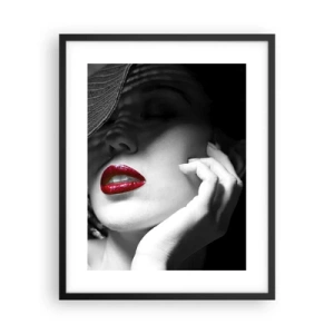 Plakát v černém rámu - Studie v šarlatové - 40x50 cm