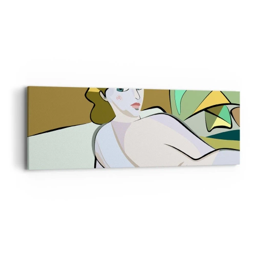 Obraz na plátně - Intimní portrét - 90x30 cm