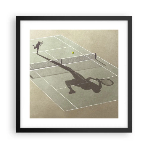 Plakát v černém rámu - Dobývání sama sebe - 40x40 cm