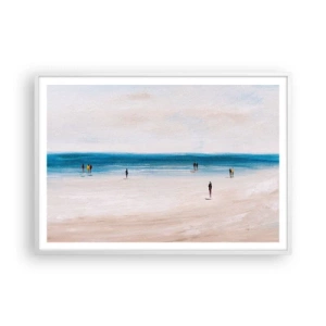 Plakát v bílém rámu - Přirozená potřeba - 100x70 cm