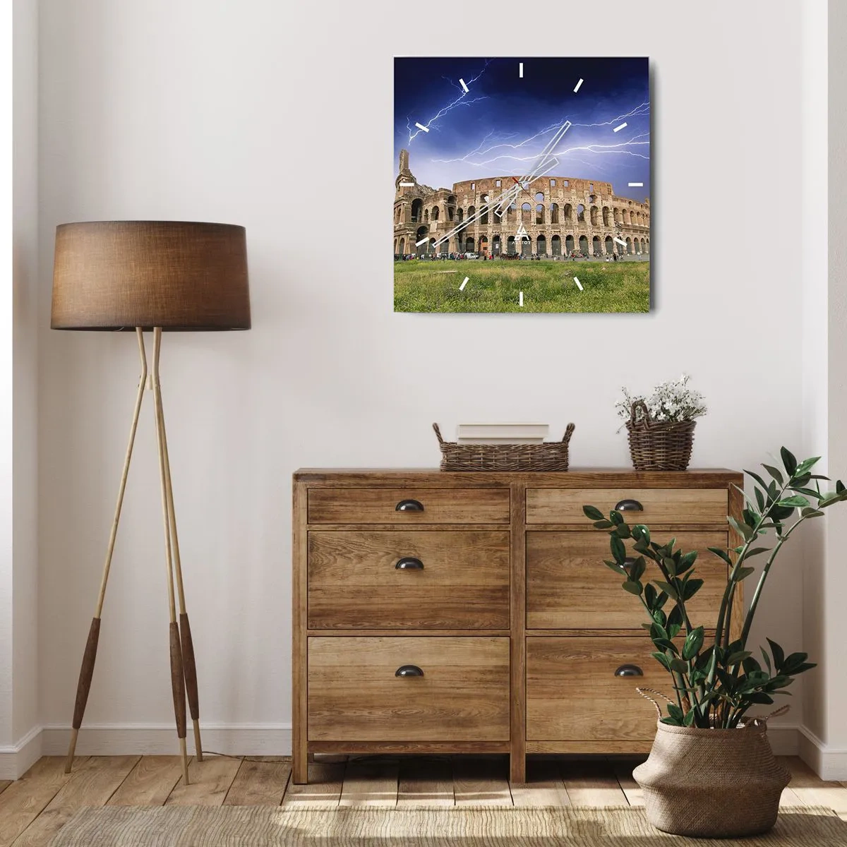 Nástěnné hodiny - Aréna války - 30x30 cm