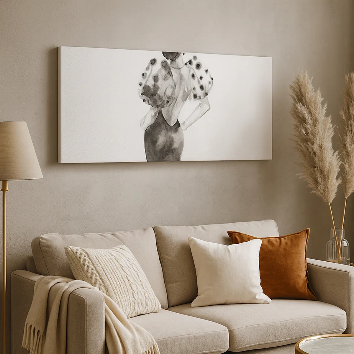 Obraz na plátně - Prošla kolem - 30x30 cm