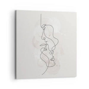 Obraz na plátně - Zamotaní v objetí - 60x60 cm