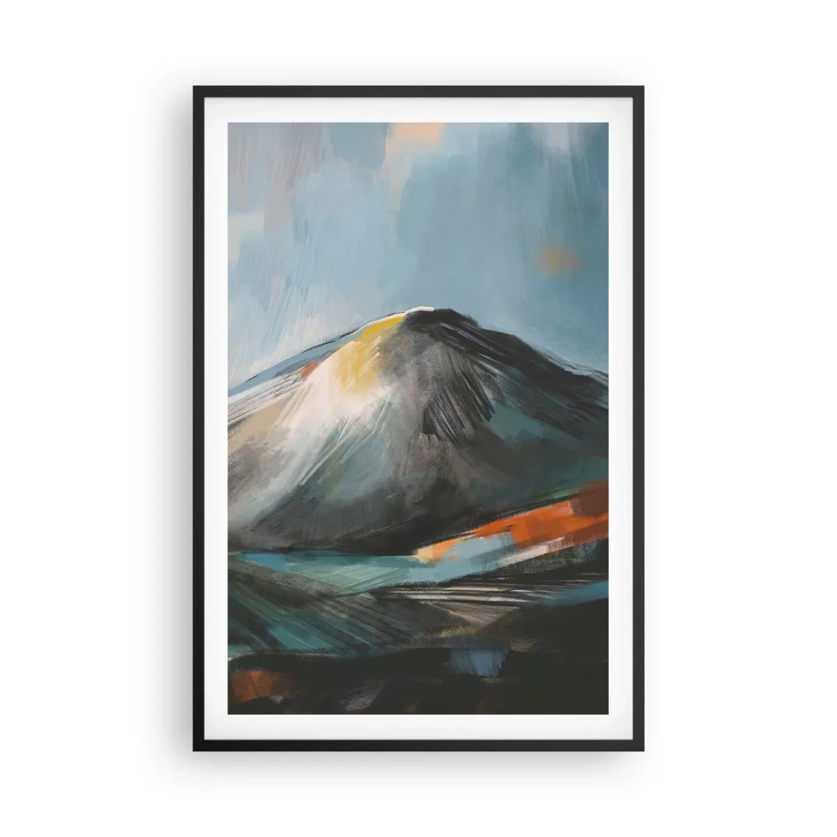 Plakát v černém rámu - Syrové i krásné - 61x91 cm