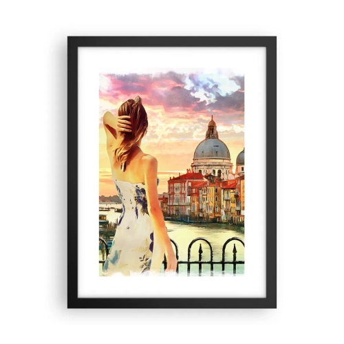 Plakát v černém rámu - Pokud dobrodružství, tak jenom v… - 30x40 cm