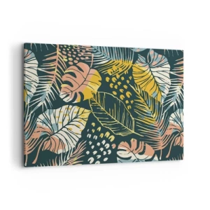 Obraz na plátně - Listová fantazie - 100x70 cm