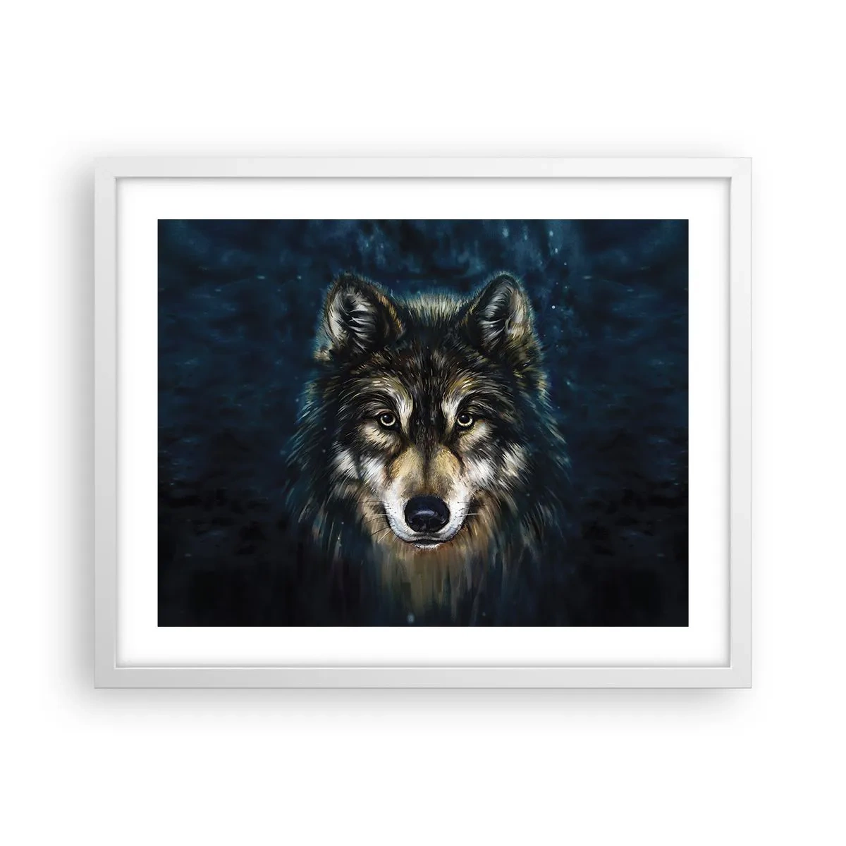 Plakát v bílém rámu - Alfa? A omega - 50x40 cm