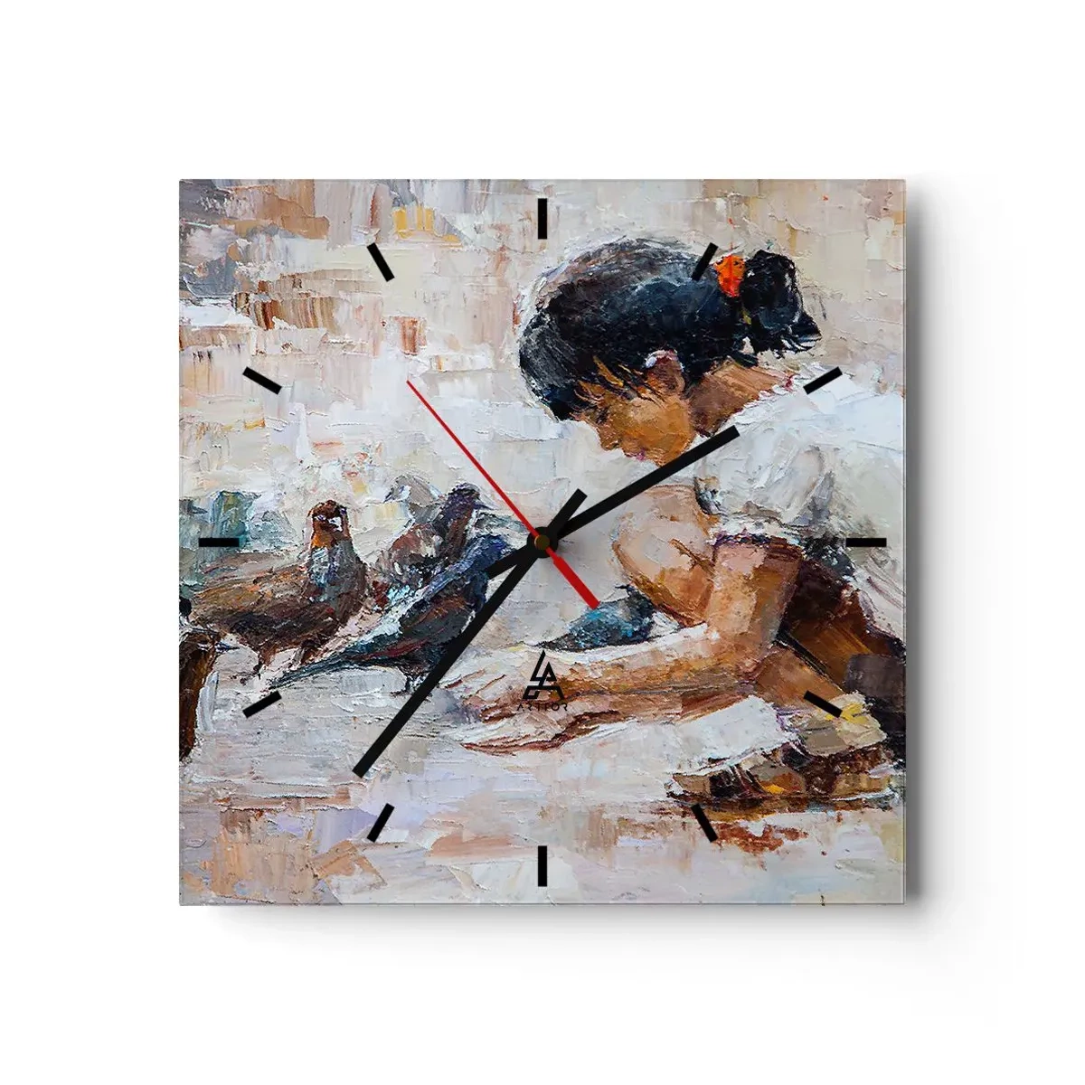 Nástěnné hodiny - Maličcí a nejmilejší - 30x30 cm