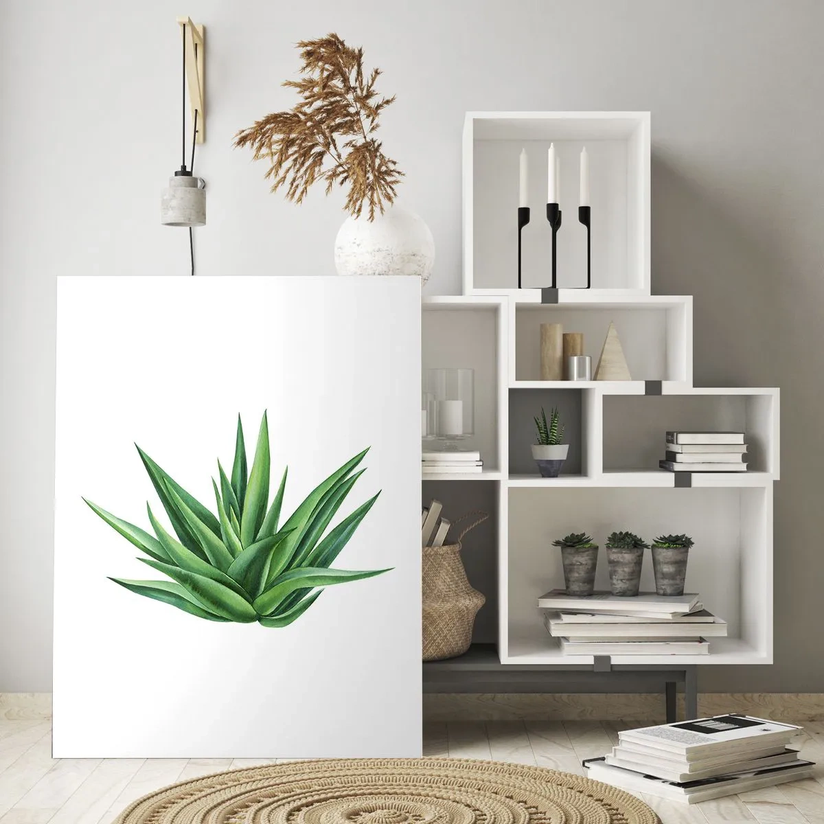 Obraz na skle - Zelená – síla – život - 50x70 cm