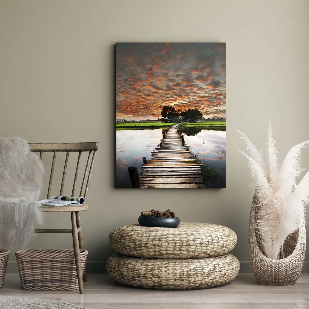 Obraz na plátně - Roztáhněte ruce - dýchejte  - 45x80 cm
