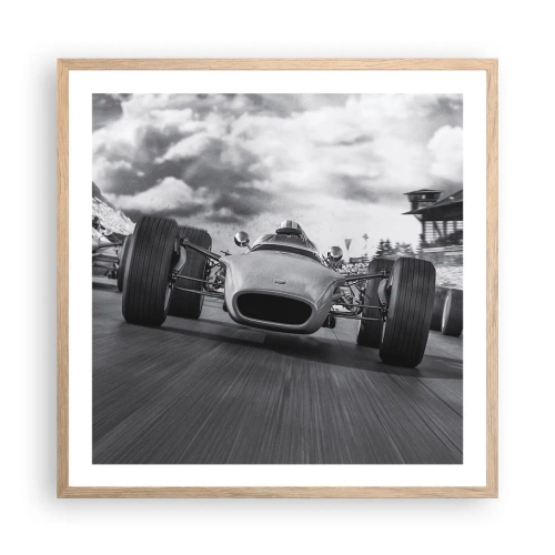 Plakát v rámu světlý dub - Tohle je síla! - 60x60 cm