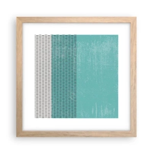 Plakát v rámu světlý dub - Vyvážená kompozice - 30x30 cm