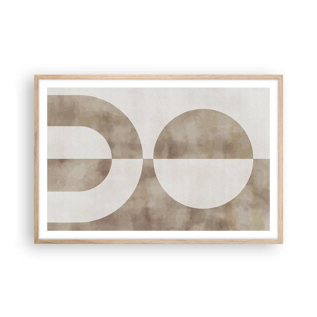 Plakát v rámu světlý dub - Podobnosti a rozdíly - 91x61 cm