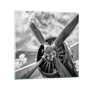 Obraz na skle - Dobyvatel oblohy - 70x70 cm