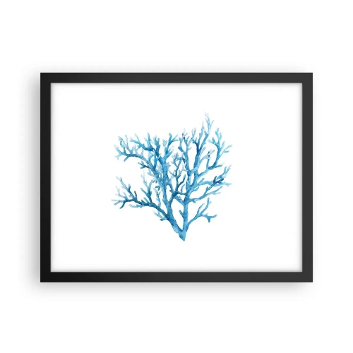 Plakát v černém rámu - Mořský filigrán - 40x30 cm