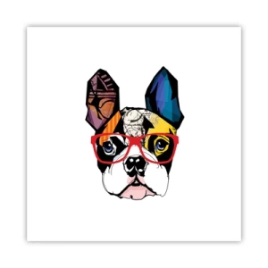 Plakát - Intelektuál - 30x30 cm