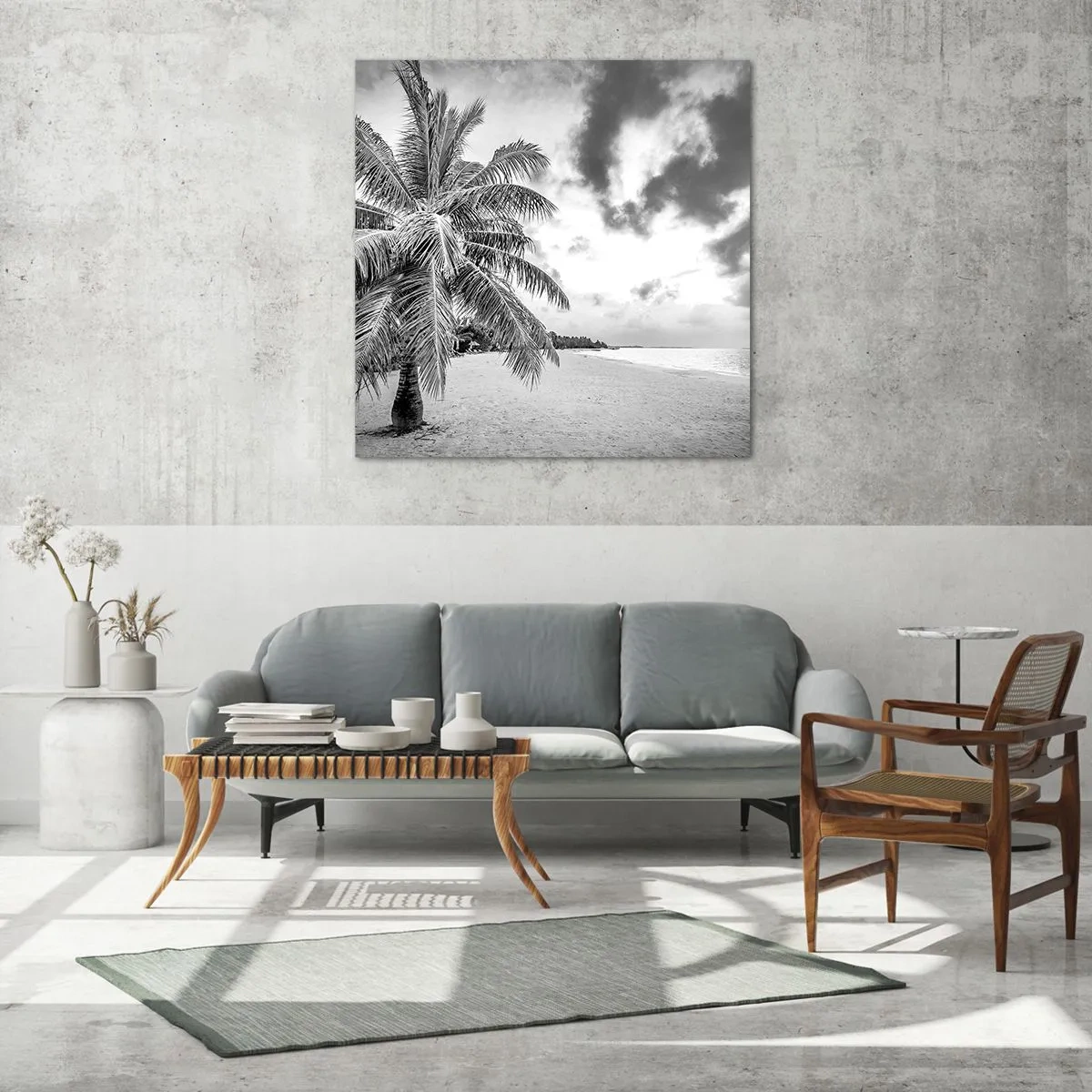 Obraz na skle - Když toužíš po samotě…. - 60x60 cm