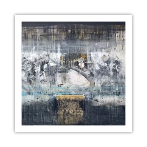 Plakát - Jako na ledě, tak i na hroudě - 60x60 cm