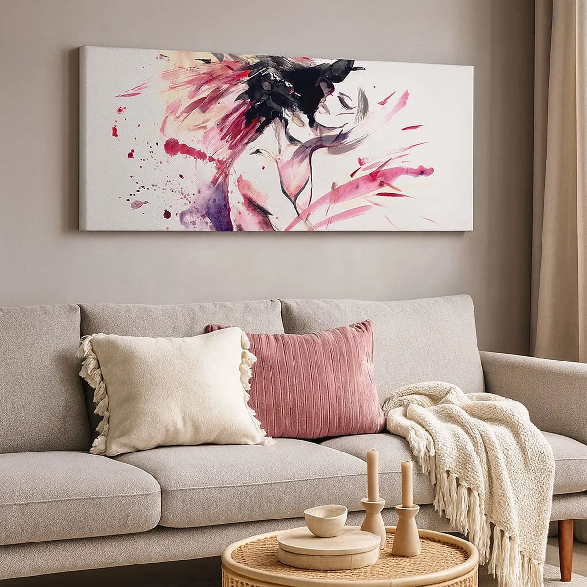 Obraz na plátně - Milostné naplnění - 100x40 cm