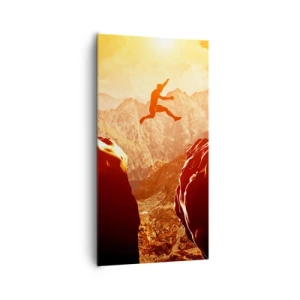 Obraz na plátně - Překročením hranic - 65x120 cm