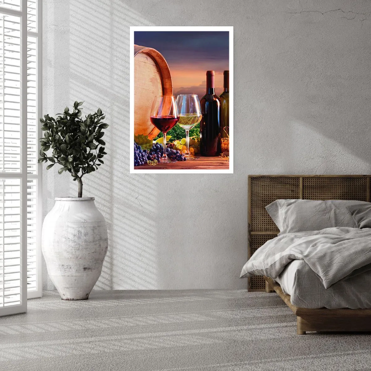 Plakát - Tady má život chuť - 50x70 cm