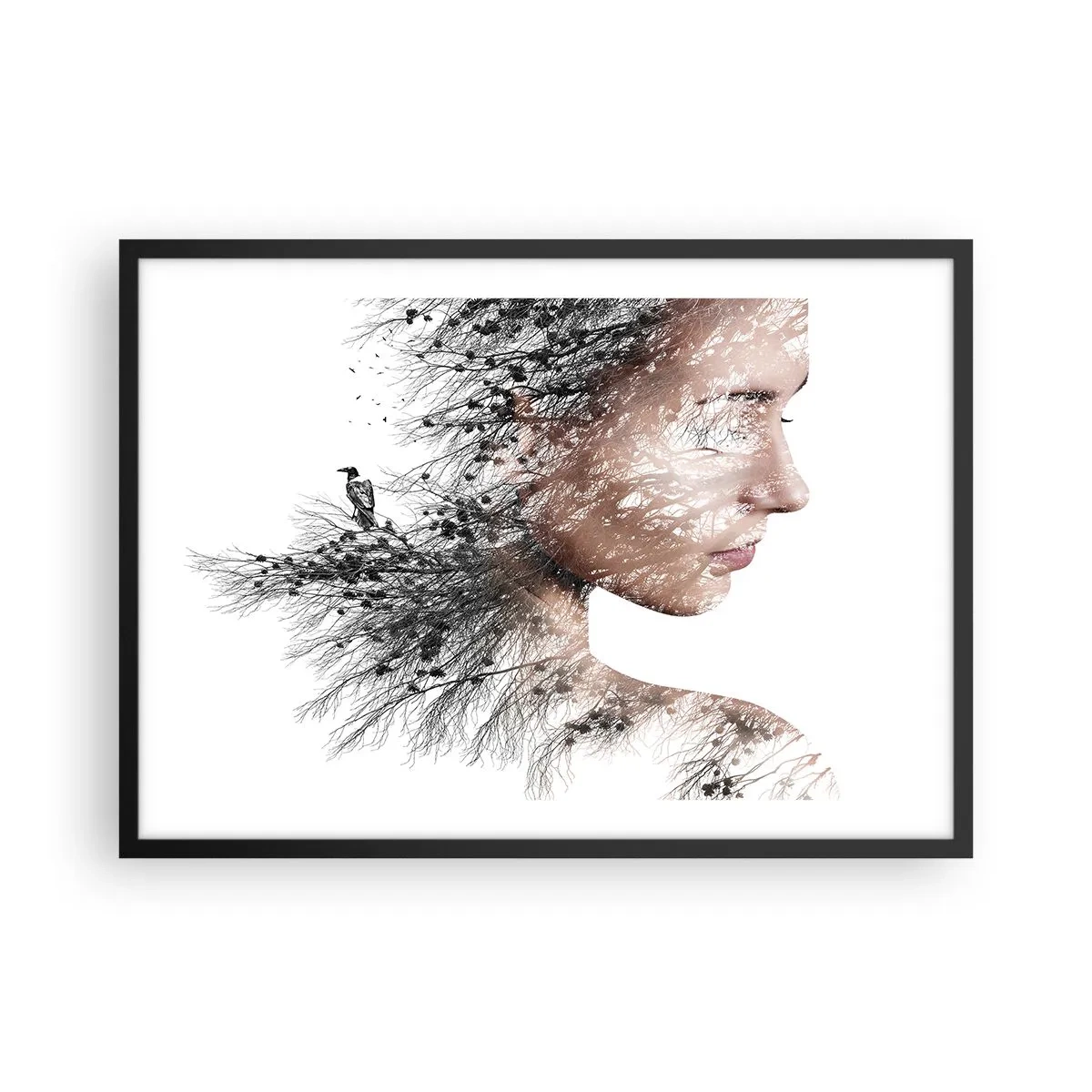 Plakát v černém rámu - Duch lesa - 70x50 cm