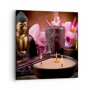 Obraz na plátně - Očistit mysl, uklidnit tělo - 30x30 cm