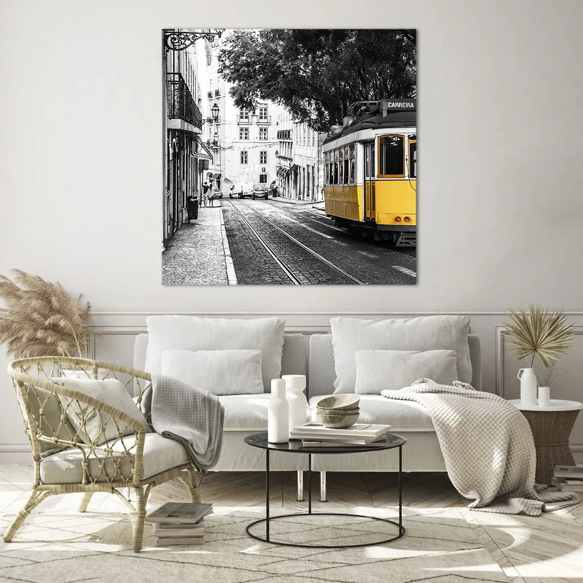 Obraz na skle - Fado v pozadí - 30x30 cm