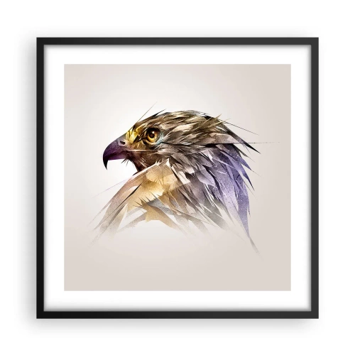 Plakát v černém rámu - Portrét bojovníka - 50x50 cm