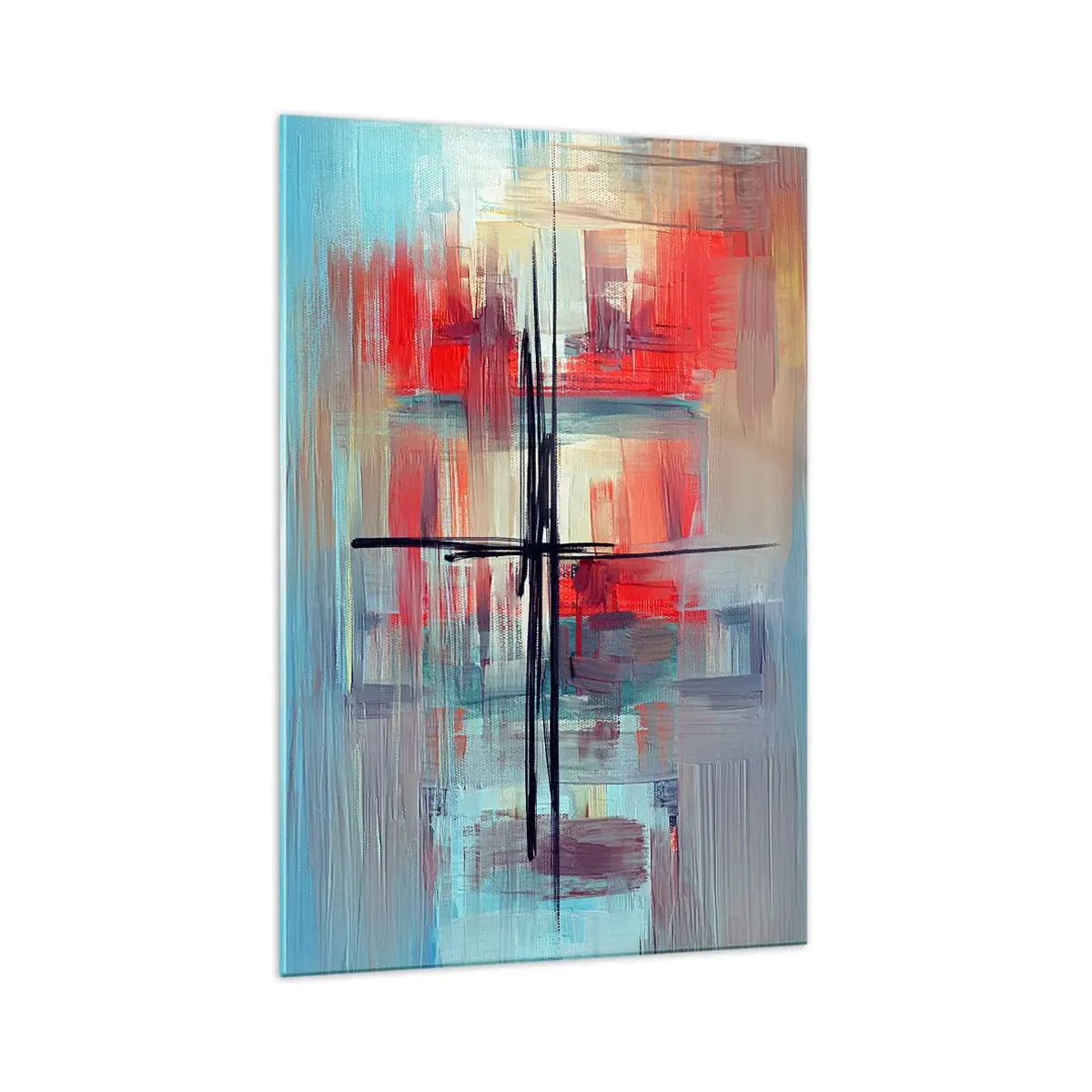 Obraz na skle - Krajina v neznámé dimenzi - 70x100 cm