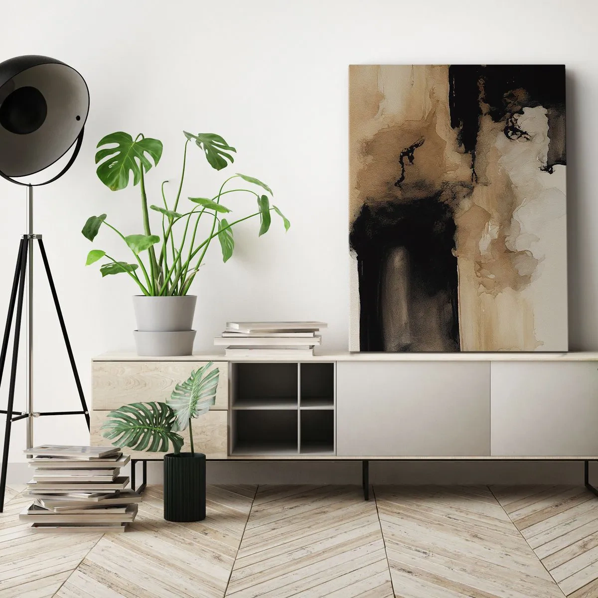 Obraz na plátně - Poutavá abstrakce - 65x120 cm