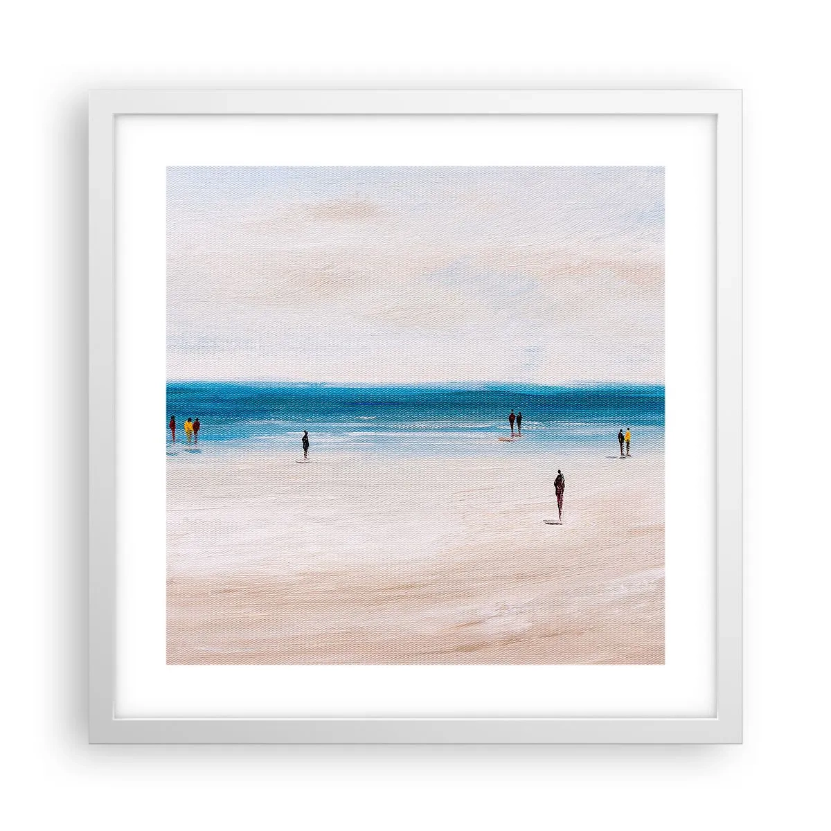 Plakát v bílém rámu - Přirozená potřeba - 40x40 cm