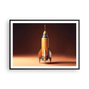 Plakát v černém rámu - Začíná to snem - 100x70 cm