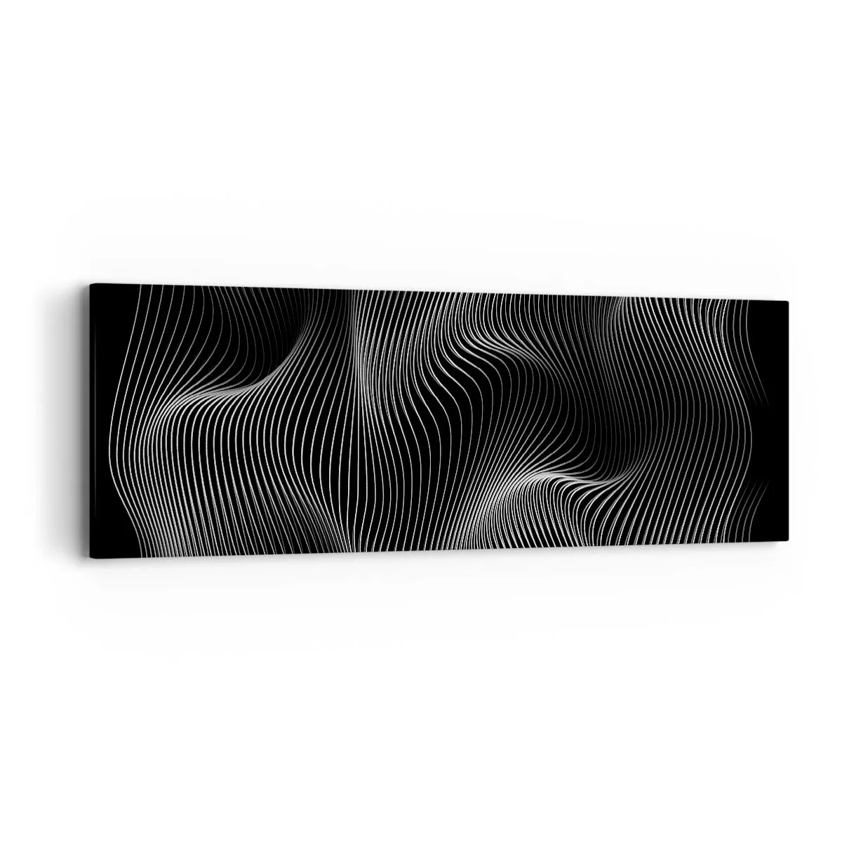 Obraz na plátně - Tanec světla v prostoru - 90x30 cm